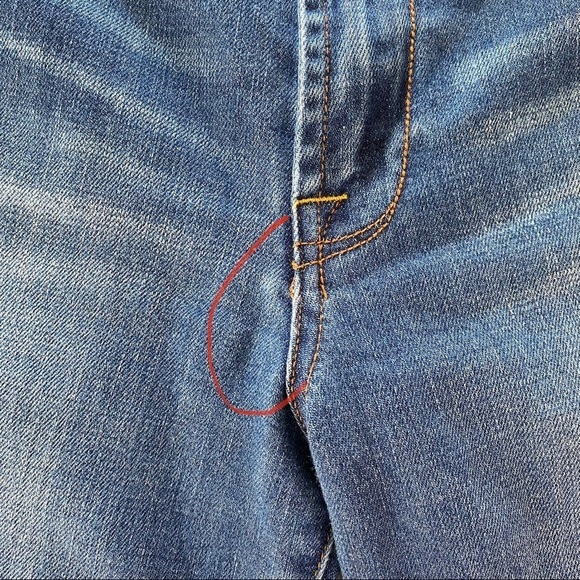 Lucky Brand Sweet’N Crop Blue Jeans Size 8/29 Cuffed - Picture 9 of 11